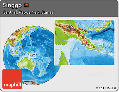 Physical Location Map of Singgo
