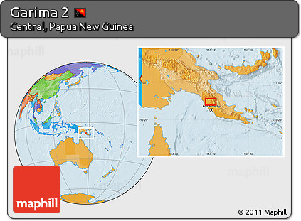 Political Location Map of Garima 2