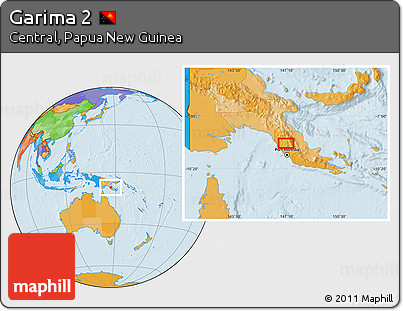 Political Location Map of Garima 2