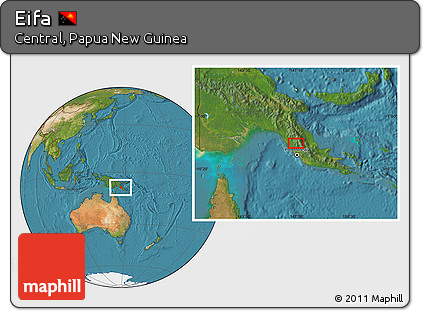 Satellite Location Map of Eifa
