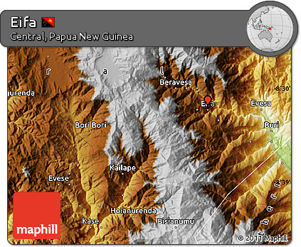 Physical Map of Eifa