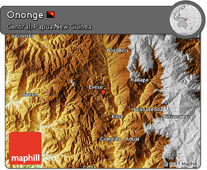 Physical Map of Ononge