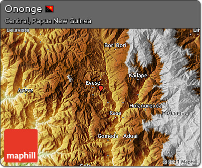 Physical Map of Ononge