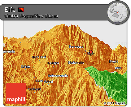 Political Panoramic Map of Eifa