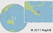 Savanna Style Location Map of the area around 8° 44' 0" S, 149° 40' 30" E