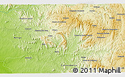 Physical 3D Map of Cassumba-Camabaia