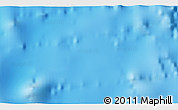 Physical 3D Map of the area around 8° 44' 0" S, 14° 22' 30" W