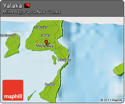 Physical 3D Map of Yalaka