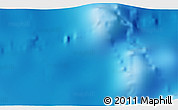 Shaded Relief 3D Map of the area around 8° 44' 0" S, 151° 13' 29" W