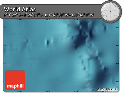 Satellite Map of the Area around 8° 44' 0" S, 151° 13' 29" W