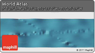 Satellite Panoramic Map of the Area around 8° 44' 0" S, 152° 4' 29" W