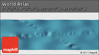 Satellite Panoramic Map of the Area around 8° 44' 0" S, 152° 4' 29" W