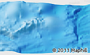 Shaded Relief 3D Map of the area around 8° 44' 0" S, 154° 46' 30" E