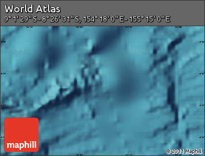 Satellite Map of the Area around 8° 44' 0" S, 154° 46' 30" E