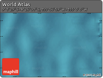 Satellite Map of the Area around 8° 44' 0" S, 155° 28' 29" W