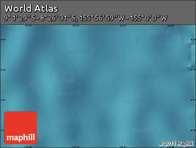 Satellite Map of the Area around 8° 44' 0" S, 155° 28' 29" W