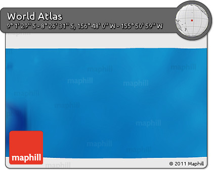 Shaded Relief 3D Map of the Area around 8° 44' 0" S, 156° 19' 29" W