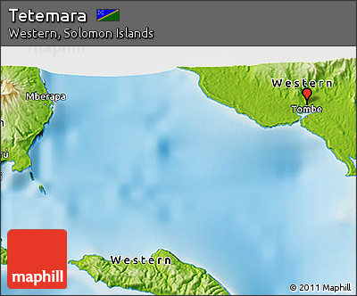 Physical 3D Map of Tetemara