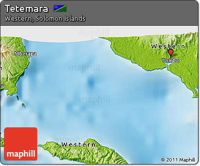 Physical 3D Map of Tetemara