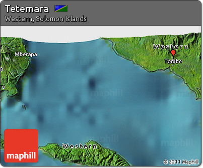 Satellite 3D Map of Tetemara
