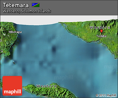 Satellite 3D Map of Tetemara