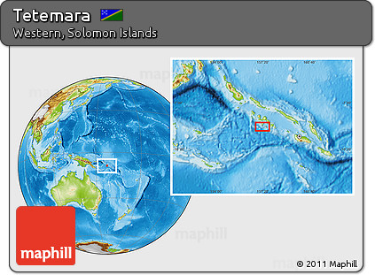 Physical Location Map of Tetemara