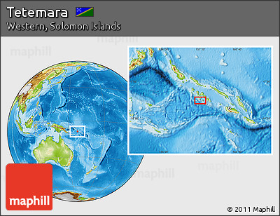 Physical Location Map of Tetemara