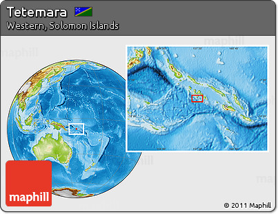 Physical Location Map of Tetemara