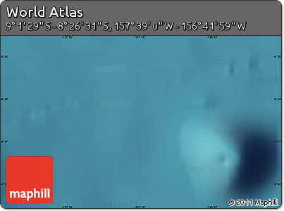 Satellite Map of the Area around 8° 44' 0" S, 157° 10' 30" W