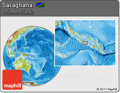 Physical Location Map of Sasaghana