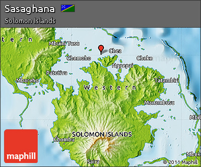 Physical Map of Sasaghana