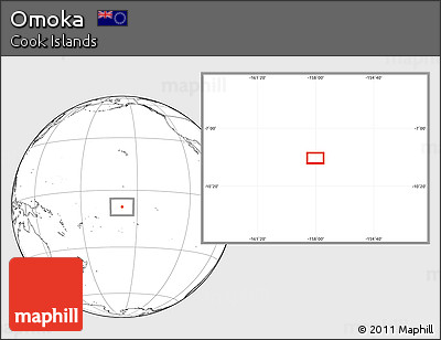 Blank Location Map of Omoka