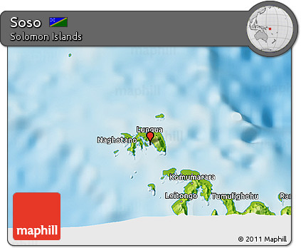 Physical 3D Map of Soso