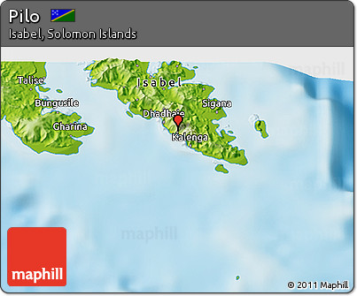 Physical 3D Map of Pilo