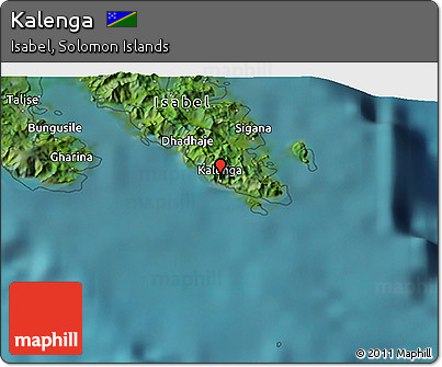 Satellite 3D Map of Kalenga