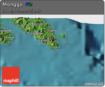 Satellite 3D Map of Monggo