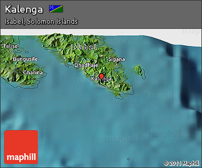 Satellite 3D Map of Kalenga