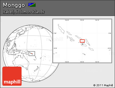 Blank Location Map of Monggo