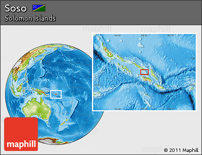 Physical Location Map of Soso