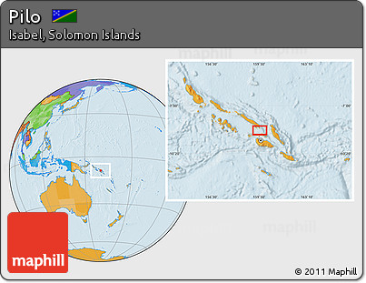 Political Location Map of Pilo