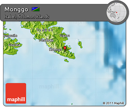 Physical Map of Monggo