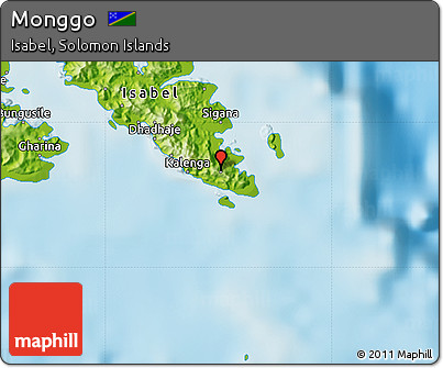 Physical Map of Monggo