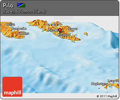 Political Panoramic Map of Pilo