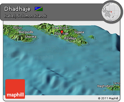 Satellite Panoramic Map of Dhadhaje