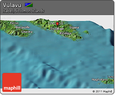 Satellite Panoramic Map of Vulavu