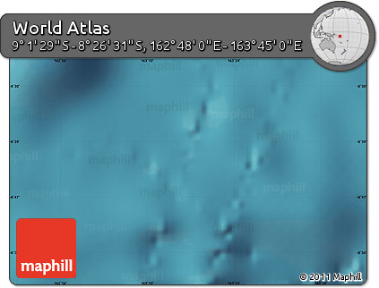 Satellite Map of the Area around 8° 44' 0" S, 163° 16' 30" E