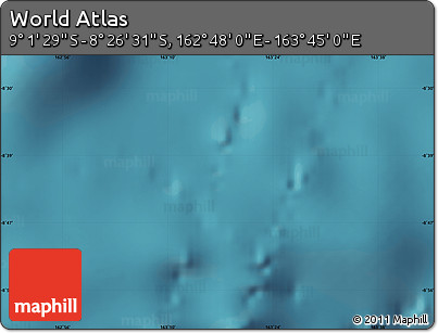 Satellite Map of the Area around 8° 44' 0" S, 163° 16' 30" E