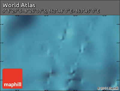 Satellite Map of the Area around 8° 44' 0" S, 163° 16' 30" E