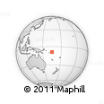 Outline Map of the Area around 8° 44' 0" S, 164° 58' 29" E, rectangular outline