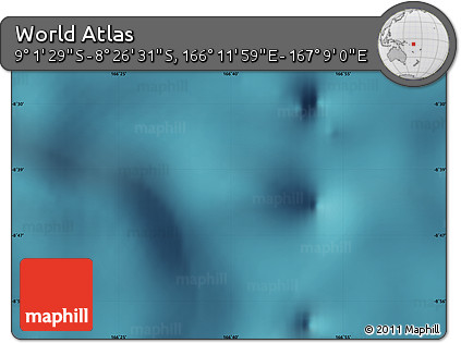 Satellite Map of the Area around 8° 44' 0" S, 166° 40' 30" E